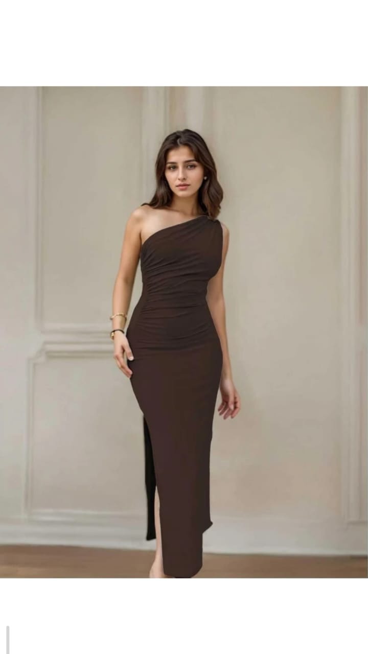 Mocha One-Shoulder - 1